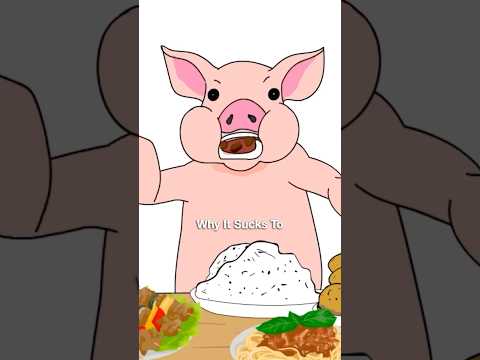 Why it sucks to be born as a Farm Pig (Credit: @giblixy)