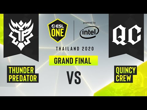 Dota2 - Thunder Predator vs. Quincy Crew - Game 1 - ESL One Thailand 2020 - Grand Final - AM