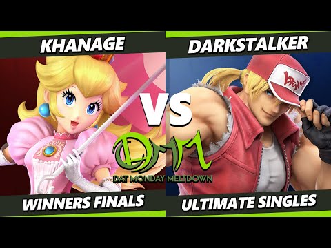DAT MM 305 Winners Finals - Khanage (Peach) Vs. Darkstalker (Terry) Smash Ultimate - SSBU