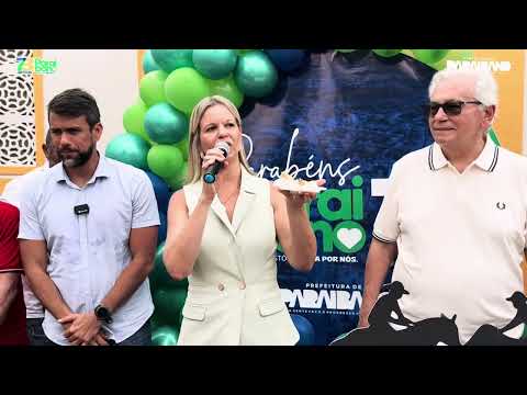 Corte do bolo de 73 anos de Paraibano-MA