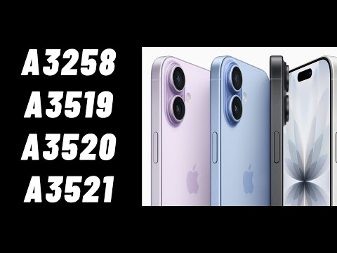 Comparing iPhone 17 Model Number A3258, A3519, A3520, A3521