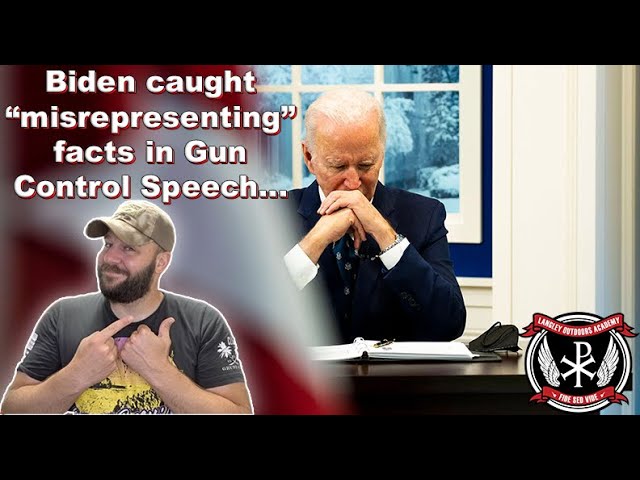 Biden caught "misrepresenting" facts in Gun Control speech... BY THE MAINSTREAM MEDIA...