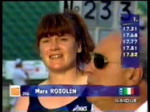 GIOCHI DEL MEDITERRANEO BARI 1997 PESO DONNE MARA ROSOLEN