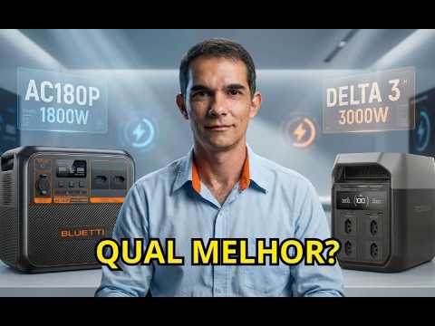 Qual Melhor Estação de Energia Portátil BLUETTI ou ECOFLOW? Solar dos Pomares