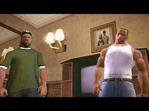 Sweet calls Carl from prison but its the Definitive Edition...