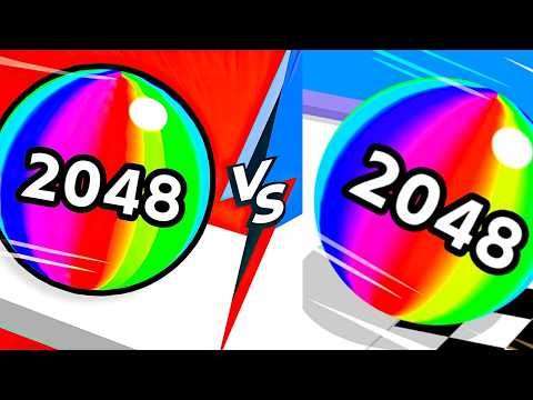 BALL RUN 2048 VS BALL MASTER 2048 VS CUBE CHAIN 2048 GAMEPLAY VIDEO 2024- MOBILE GAME MAX LEVEL