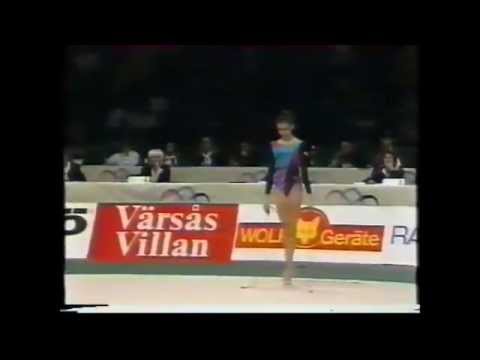 Neli ATANASSOVA (BUL) rope - 1990 Gothenburg Europeans TC
