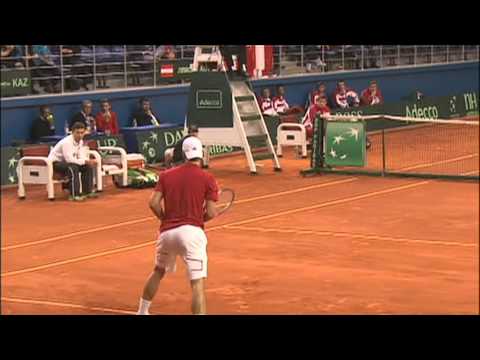 Resumen Kazajistán 3 - Austria 1 (1ª Ronda Grupo Mundial Copa Davis 2013)