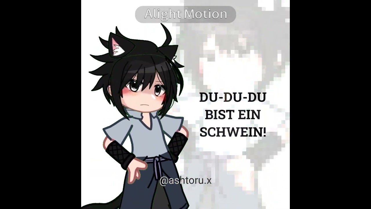 posting ts here before I forget😔 #gachaclub #naruto #sasuke