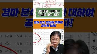 경마 분석 방법에 대하여 공부해 보자! #강타쌤 #경마 #경마예상