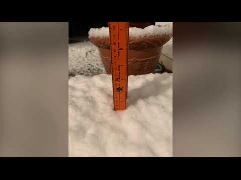 Snow in Fountain Hills 2-22-2019