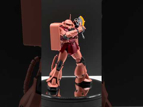 MG Char’s Zaku II 2.0 60 Second Gunpla Review. #gunpla #gunplabuilder #modelkit #gundam #anime