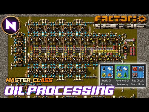 All In One OIL PROCESSING Block For NAUVIS In SPACE AGE | Factorio Master Class/Tutorial