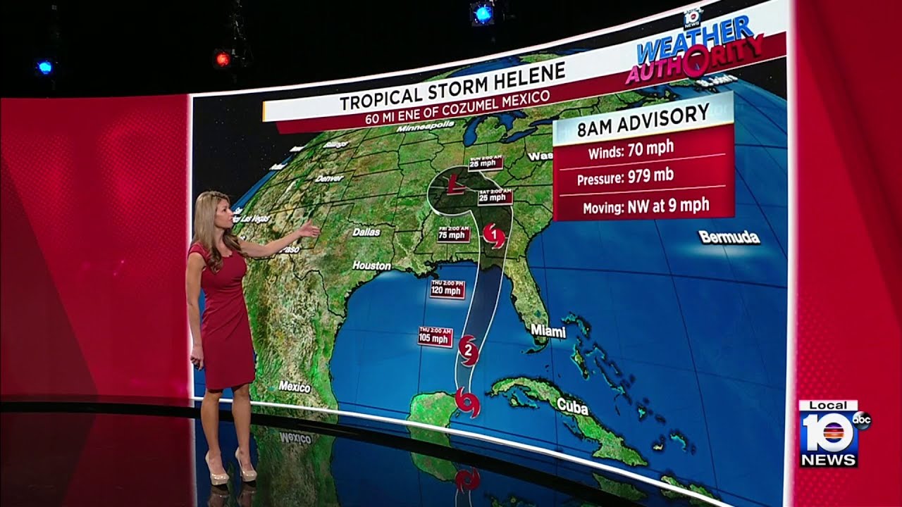 Tropical Storm Helene: 8 a.m. advisory