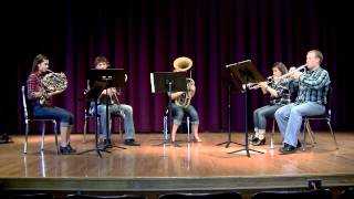 CUROSE Brass Quintet plays Simple Gifts, Shenandoah, and Carmen