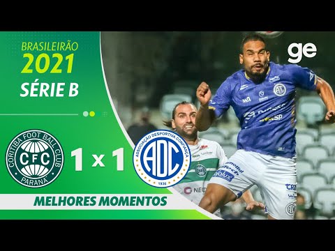 Gols e lances de Coritiba x Confiança-SE