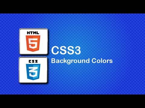 HTML5 and CSS3 Beginner Tutorial 14 - Change the background and Hexidecimal Colors