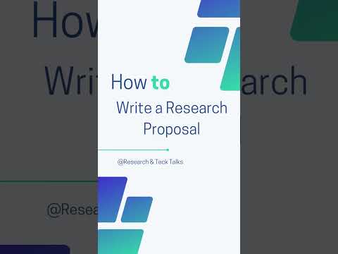 How to write a research proposal | how to write research proposal