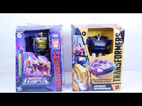 Transformers Legacy Deluxe Kickback & Silverstreak Unboxing