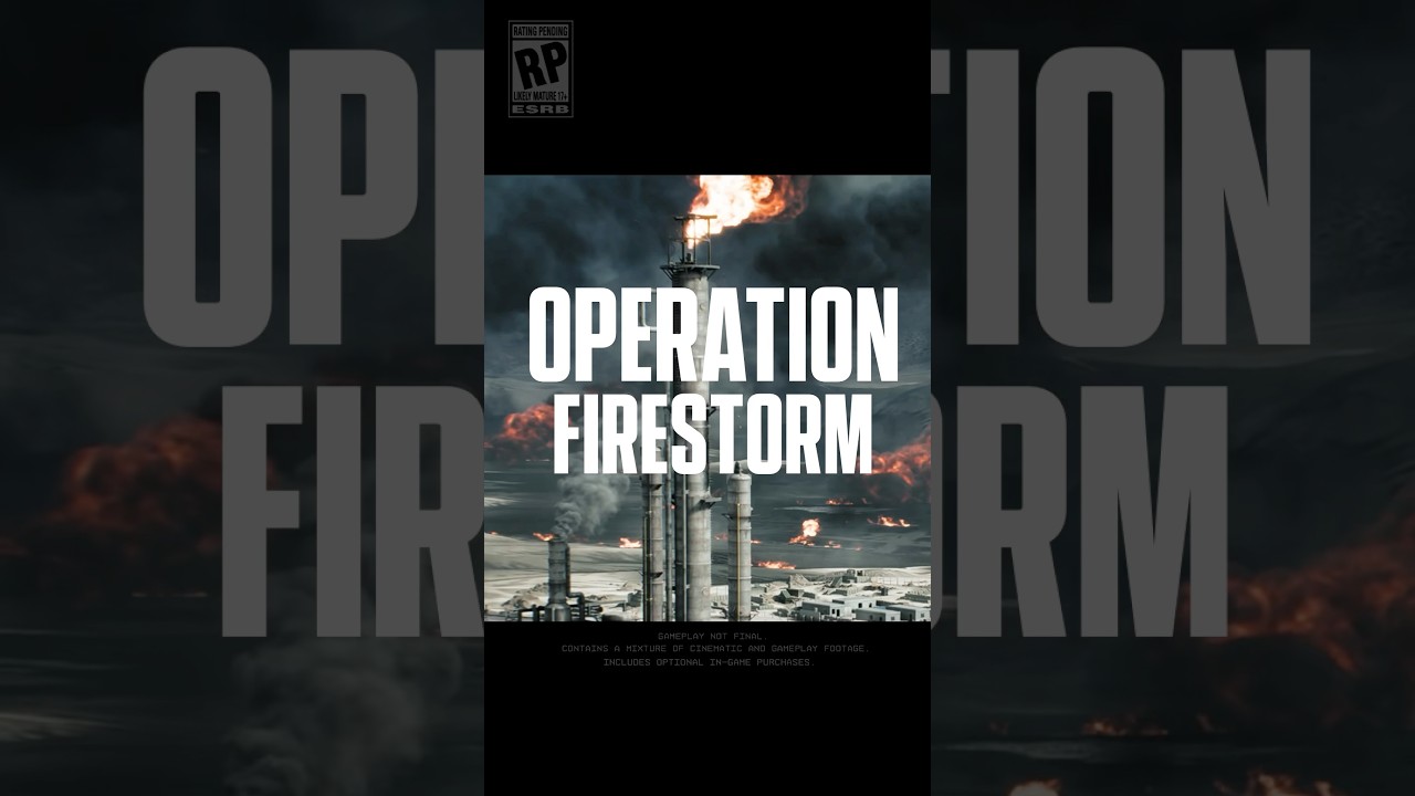 Deploy back into Operation Firestorm in #Battlefield6