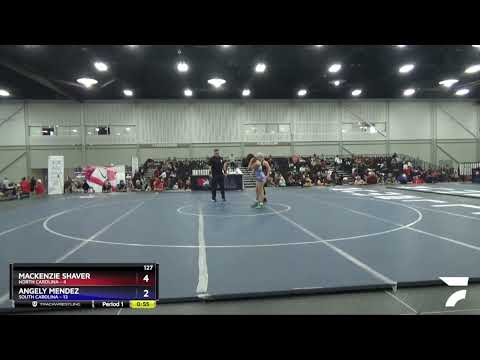 127 Lbs Round 4 (6 Team) - Mackenzie Shaver, North Carolina Vs Angely Mendez, South Carolina 7ac6