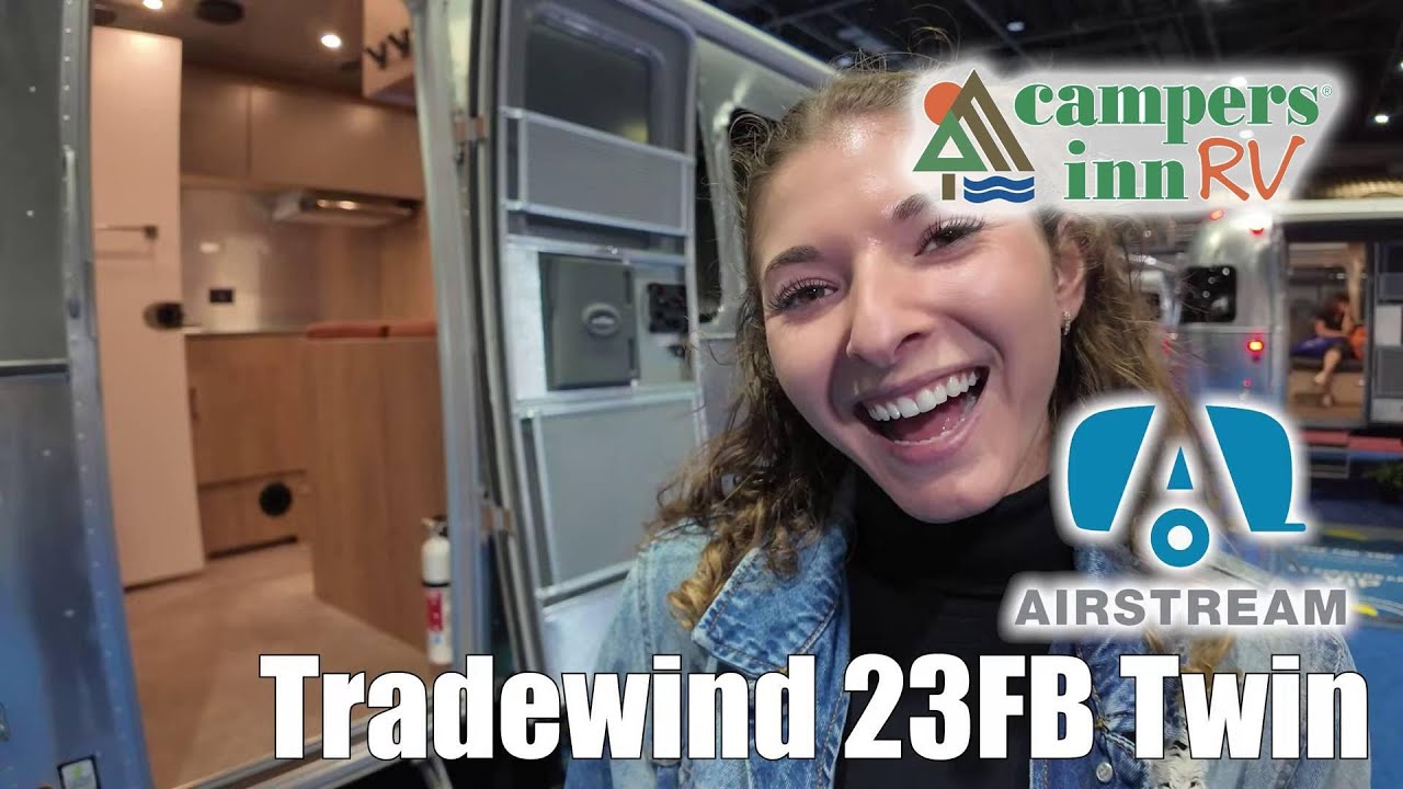 A photo of this 2026 Airstream Trade Wind 23FBT