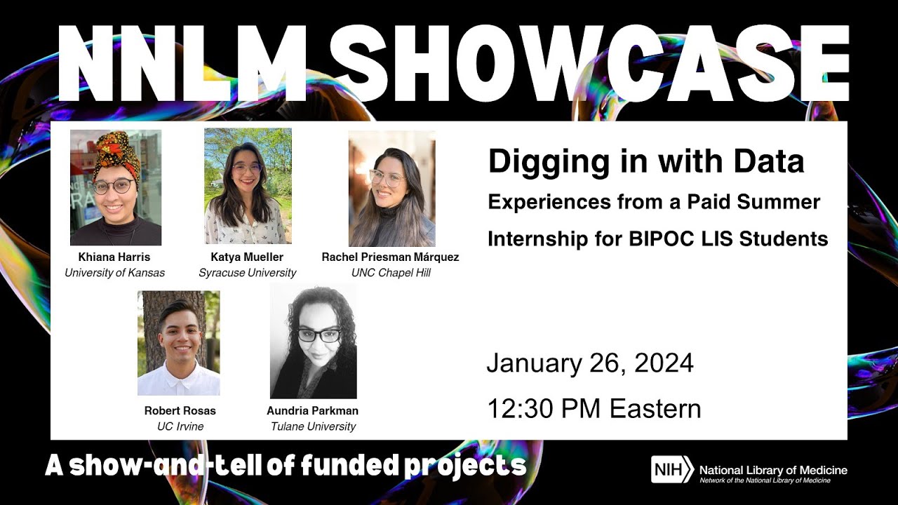 Digging in with Data: Experiences from a Paid Summer Internship for BIPOC LIS Students