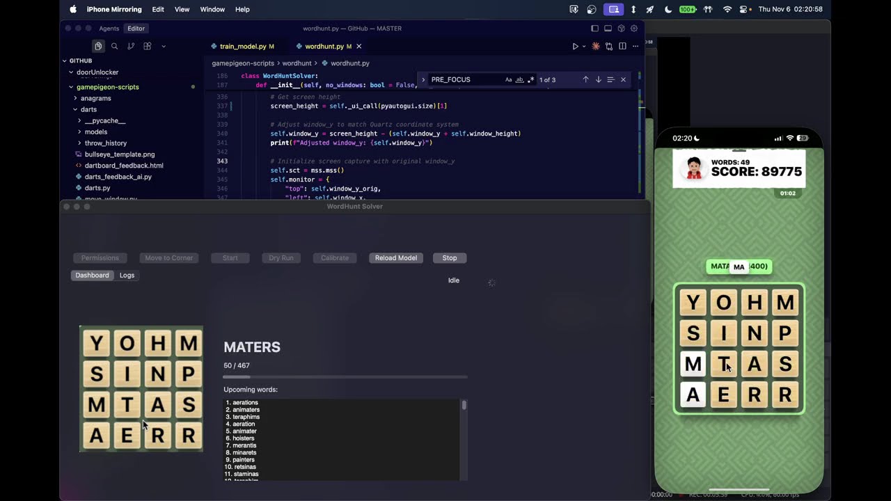 WordHunt Solver Demo
