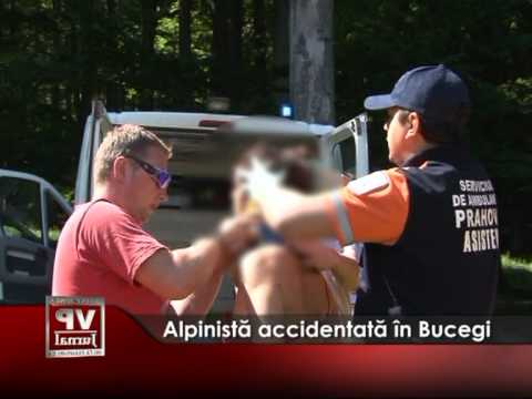 Alpinistă accidentată în Bucegi