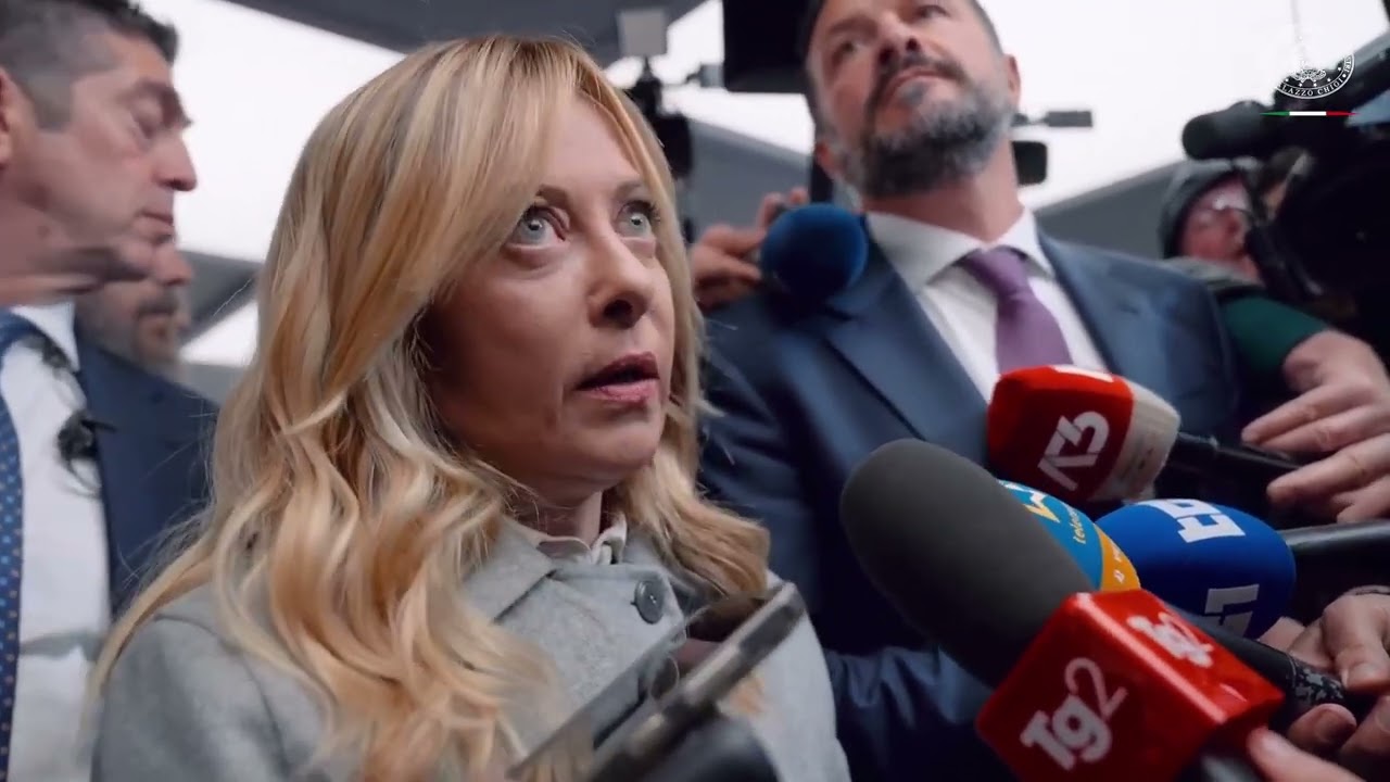 GIORGIA MELONI: "PREOCCUPATA PER L'ECONOMIA: L'EUROPA DEVE AVERE CORAGGIO E NON ARRIVARE TARDI"