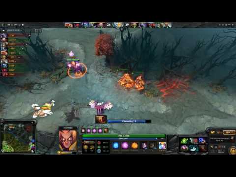 Dendi Invoker vs 20k Gold Lead and Sun Strike Boss Solo 7200 MMR Gameplay Dota 2-Dota2