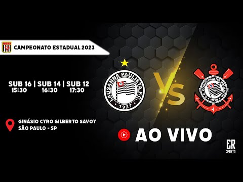 Ao vivo Lausanne Paulista x SC Corinthians - SUB 16 | 19/08/2023