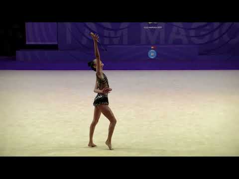 SARYNZHIEVA Saiana (KGZ) - 2023 Rhythmic Junior Worlds Qualifications CL Individual