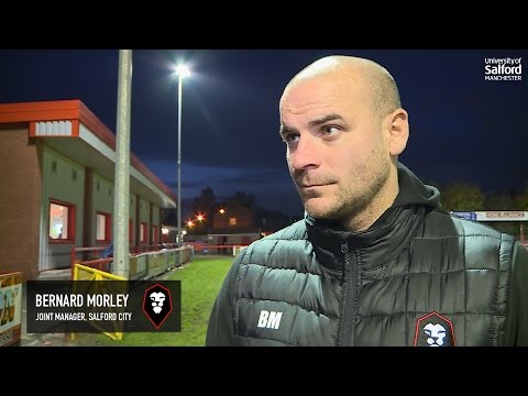 Altrincham 0-2 Salford City - Bernard Morley post-match interview