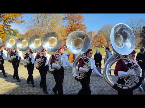 20211113 UMass Minuteman Marching Band - Tubas "Hi Aaron"