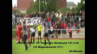 preview picture of video 'FC Pommern Stralsund 5.Spieltag in der Verbandsliga gegen Malchin'