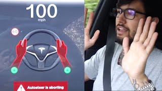 If You Ignore Tesla AutoPilot &quot;No Hands&quot; Warning Long Enough, You Can Do This...