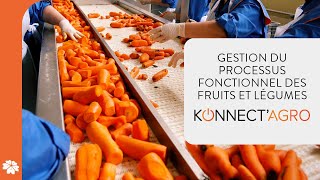 Gestion du processus fonctionnel des fruits et légumes par le Logiciel AKANEA