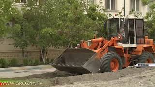Первый этап реконструкции дворов Грозного близится к концу 