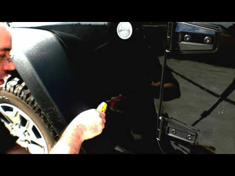 Bushwacker Jeep Wrangler Trail Armor Rocker Panel & Sill Plate Install W/ Rubicon Rock Rails