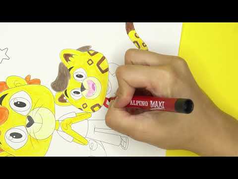 Oremos Con Jesús, Toti, Video Coloreable