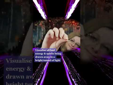 Reiki to remove evil spirits. Asmr black tourmaline crystal healing #shorts