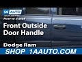 How To Install Repair Replace Front Outside Door ...