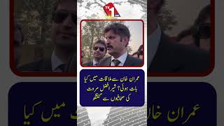 عمران خان کے ساتھ ملاقات میں کیا بات چیت ہوئی؟ شیر افضل مروت