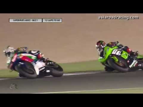 2015 ARRC Qatar - SuperSports 600cc Race 1 Highlights