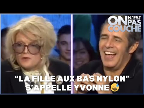 Jonathan Lambert est "la fille aux bas nylon" de Julien Clerc - On n'est pas couché 19 décembre 2009