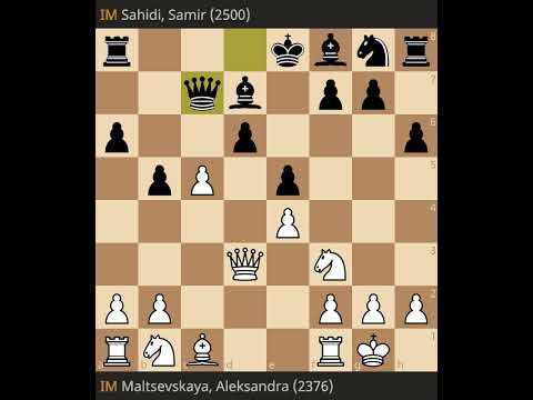 Aleksandra Maltse vs kaya vs Samir Sahidi • European Championships 2025 • Round 5