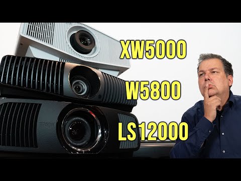 XXL-Vergleich der Laserbeamer-Topmodelle: Epson LS12000 vs. BenQ W5800 vs. Sony XW5000 !!!