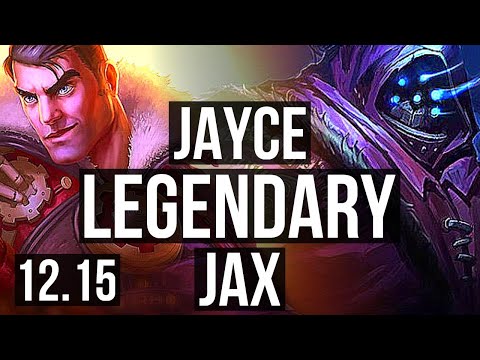 JAYCE vs JAX (TOP) | 600+ games, Legendary, 8/3/7 | KR Master | 12.15