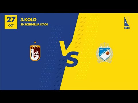 KK Bosna Visit Sarajevo vs OKK Slavija 1996 - 3. kolo - KSBIH - 2024/2025